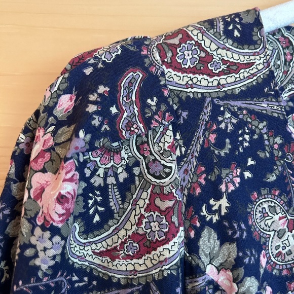 Vintage 80s Oops California 100% Cotton Floral Midi Dress - Picture 7 of 11